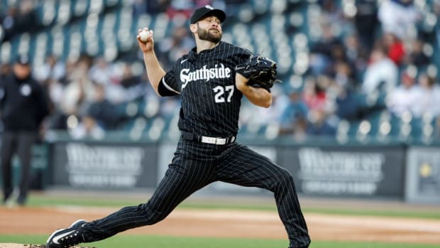 Chicago White Sox pitcher Lucas Giolito